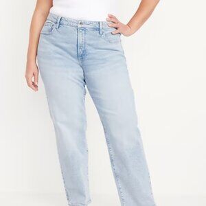 Old Navy High Waisted OG Loose Light Wash Jeans